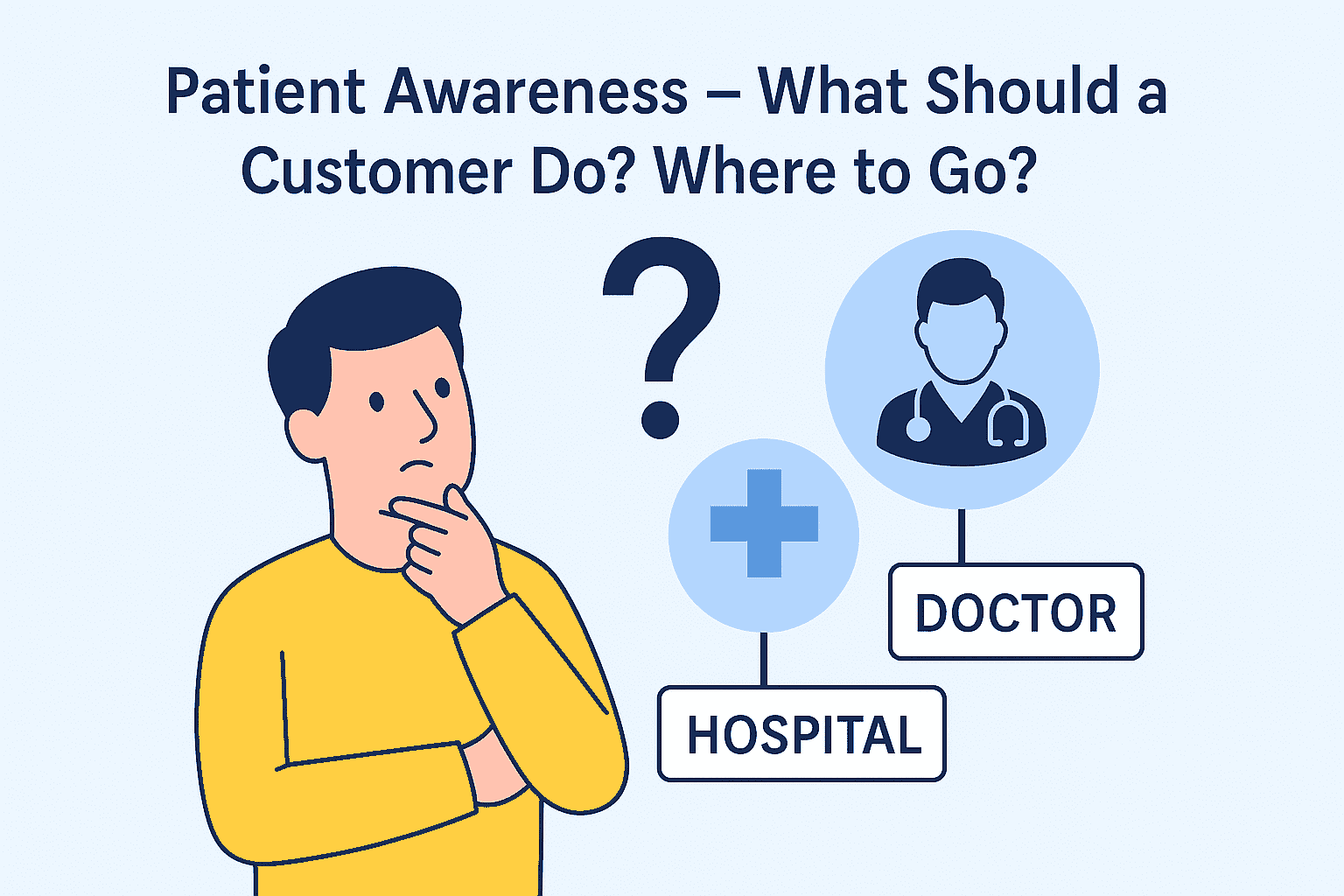 Patient awareness – what should a customer do? Where to go?