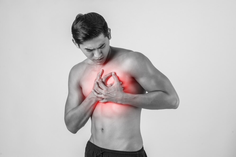 Risk of heart attack by age
