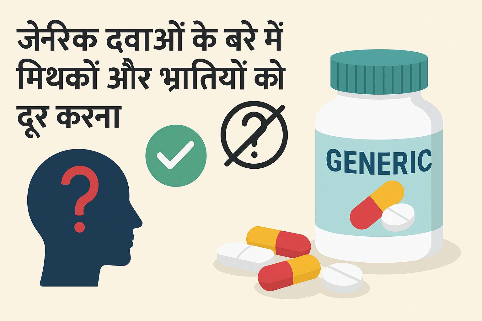 जेनरिक दवाओं के बारे में मिथकों और भ्रांतियों को दूर करना