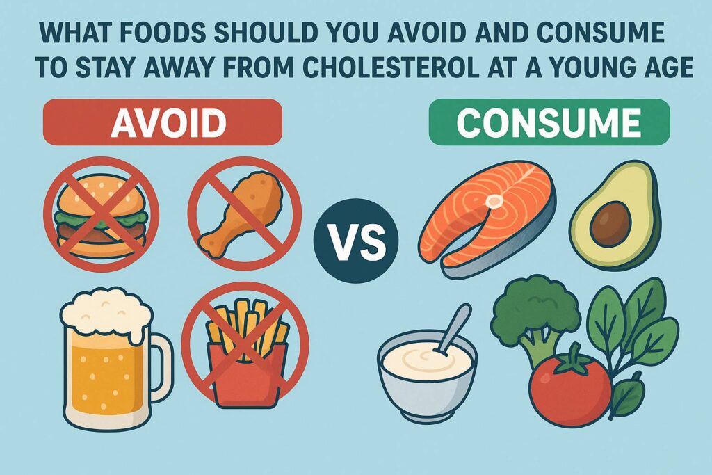 avoid food to stay away from cholesterol image